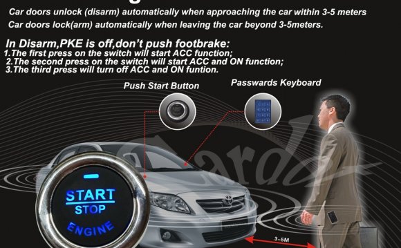NEW!PKE car alarm system with