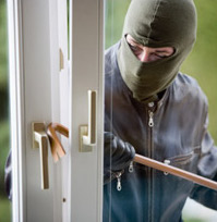 Burglary in an unprotected home