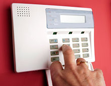 security system control panel