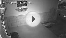 Infrared Day/Night Security Camera Installed at Front Door
