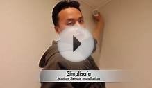 Simplisafe Review: 4/6 - Motion Sensor Installation